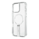 Uniq Eleva med Vertica Stand Case til iPhone 16 Pro - Gennemsigtig