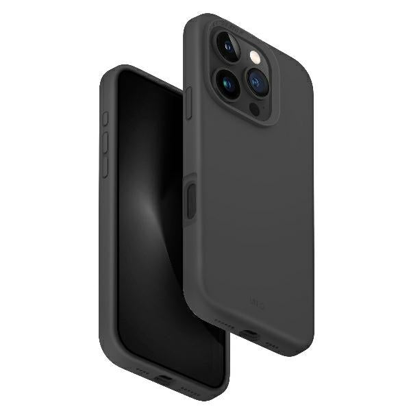 Uniq Lino Hue Magclick opladningsfoder til iPhone 16 Pro Max - Grå