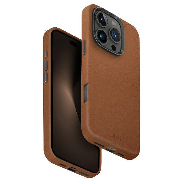 Uniq Lyden Magclick Opladningsfoder til iPhone 16 Pro - karamel