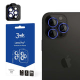 3mk Lens Protection Pro Camera Cover med blå ramme til iPhone 15 Pro Max