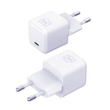 3mk Hyper Charger PD GaN 25W Wall Charger with USB-C Cable - White