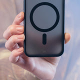 3mk Smoke MagCase med MagSafe til Samsung Galaxy S23 Ultra - halvt gennemsigtigt