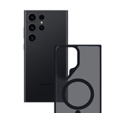 3mk Smoke MagCase med MagSafe til Samsung Galaxy S23 Ultra - halvt gennemsigtigt