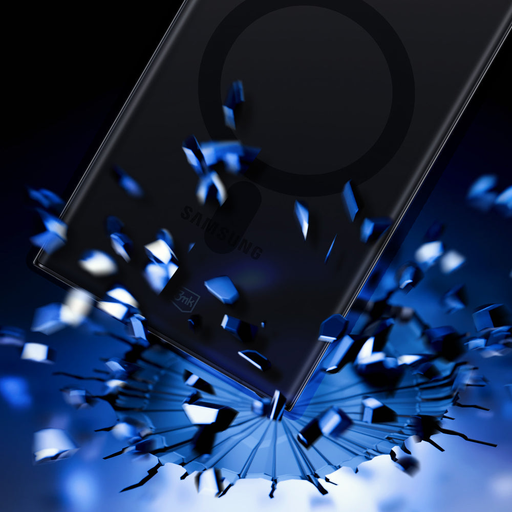 3mk Smoke MagCase med MagSafe til Samsung Galaxy S23 Ultra - halvt gennemsigtigt