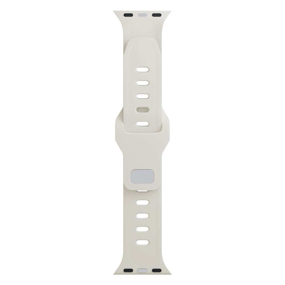 3mk Silikon Watch Strap til Apple Watch 38/40/41 mm - hvid