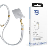 Smartphone Lanyard 3mk EasyClip - hvid