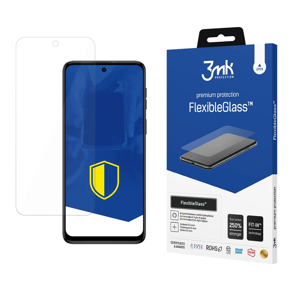 Hybridglas 3mk FlexibleGlass til Motorola Moto G45 5G