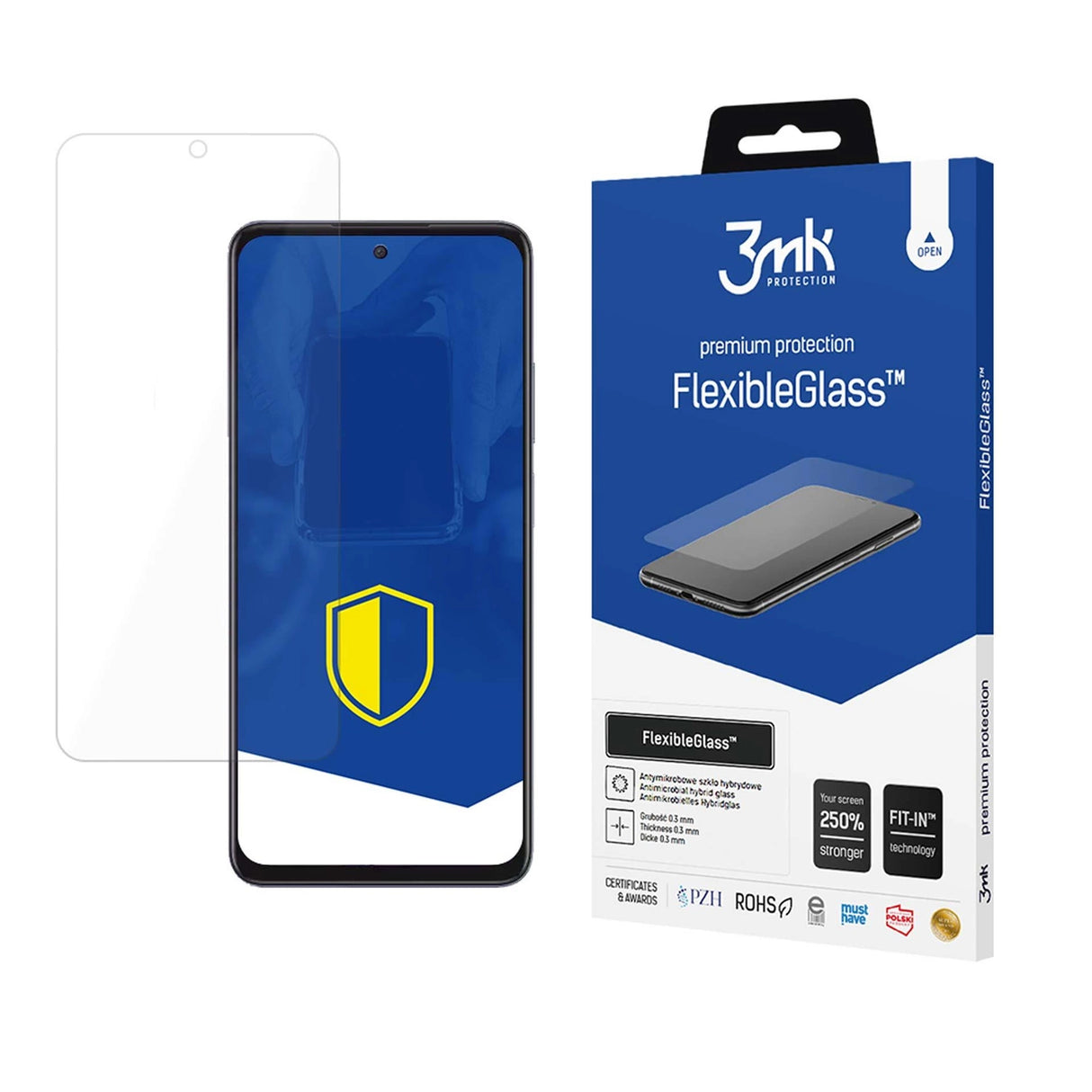 Hybridglas 3mk FlexibleGlassTM på Oppo A3 Pro 5G / Energy