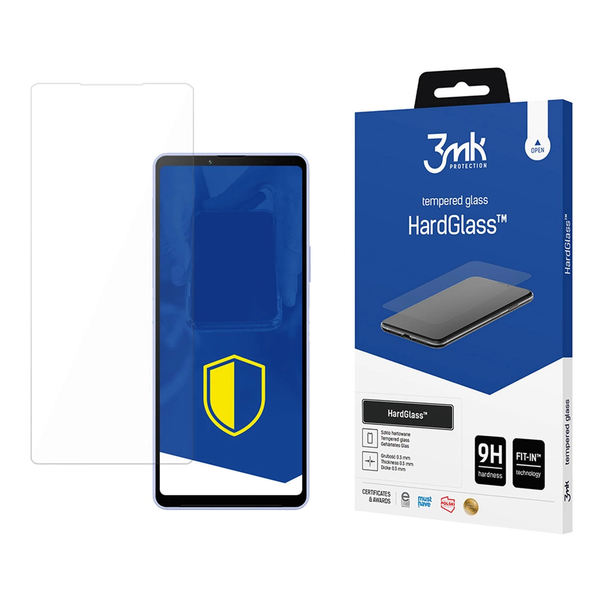 Hærdet glas 3mk HardGlassTM til Sony Xperia 10 VI