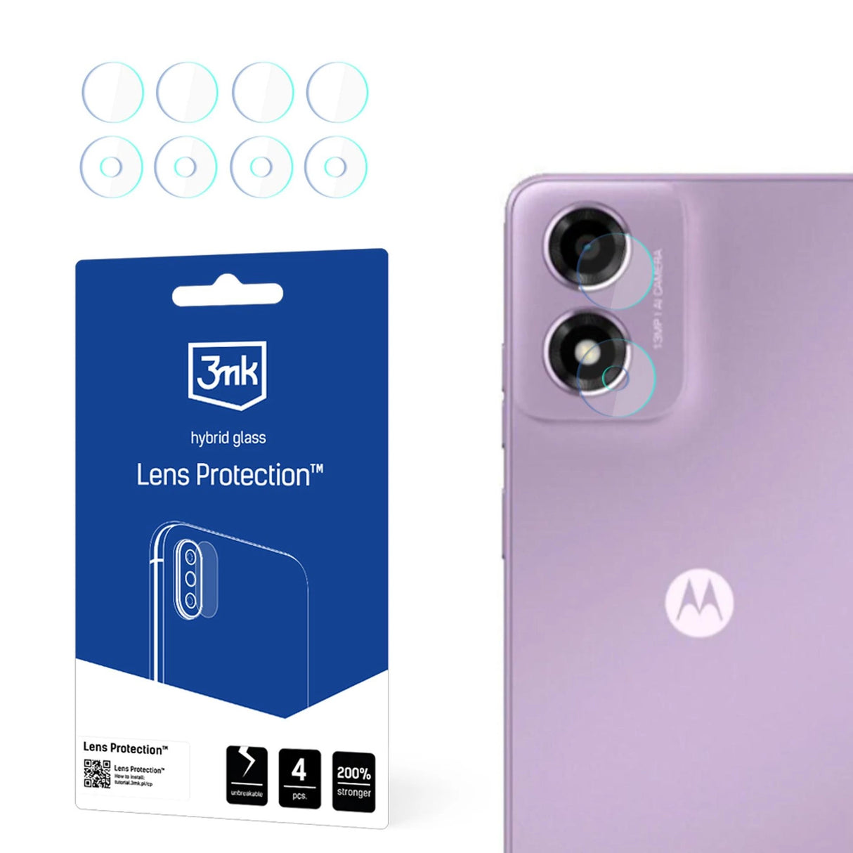 Kamera Cover 3mk Lens Protection til Motorola Moto E14