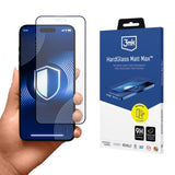Hærdet glas 3mk HardGlass Matt Max til iPhone 16 Plus