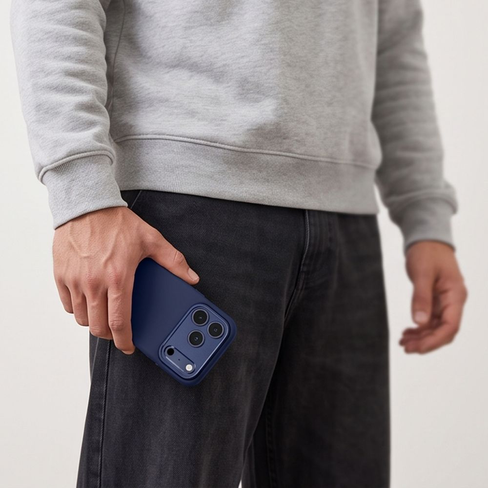 Tech Protect Uniq Magsafe Cc Iphone 17 Pro Max / 18 Pro Max Dyb Blå