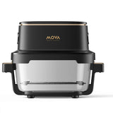 MOVA AF20 PRO frituregryde Enkelt 4 L Enkeltstående 1700 W Varmluftsteger Sort, Guld