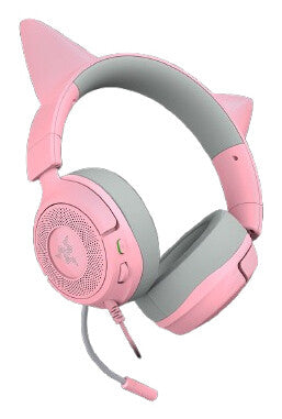 Razer Kraken Kitty V3 X Headset Ledningsført Spil Lyserød
