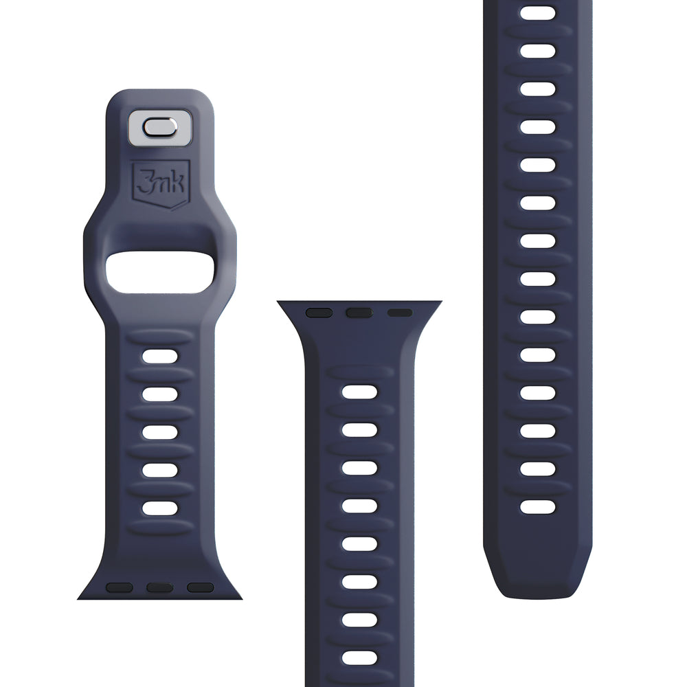 3mk Silikon Watch Strap til Apple Watch 42 / 44 / 45 / 49 mm - grå