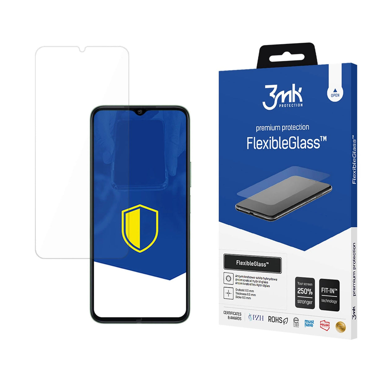 Hærdet glas 3mk FlexibleGlass til Honor X6B