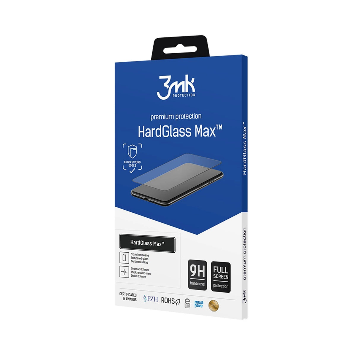 Hærdet glas 3mk HardGlass Max Fingerprint til Samsung Galaxy S20 Ultra 5G