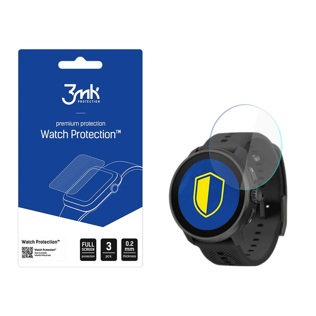 Hårdt glas 3mk Watch Protection FlexibleGlass for Suunto Race S
