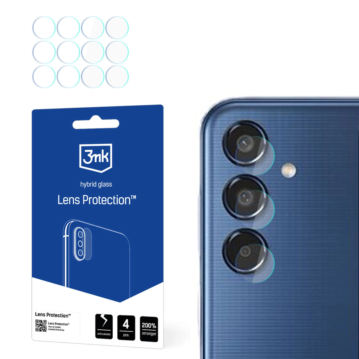 Kamera Cover 3mk Lens Protection til Samsung Galaxy M35