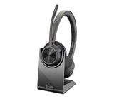 HP Poly Voyager 4320 UC Stereo USB-A-headset +BT700 USB-A-adapter + bordoplader