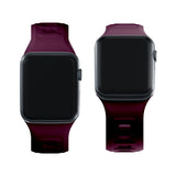 3mk Silikon Watch Strap til Apple Watch 42 / 44 / 45 / 49 mm - Burgundy