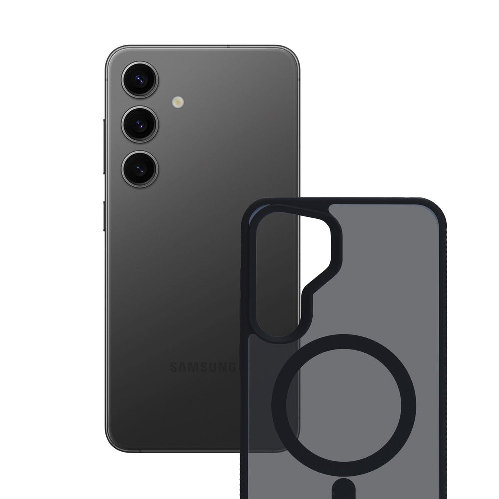 3mk Smoke MagCase med MagSafe til Samsung Galaxy S24 - halvgennemsigtig