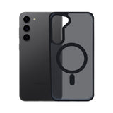 3mk Smoke MagCase med MagSafe til Samsung Galaxy S24 - halvgennemsigtig