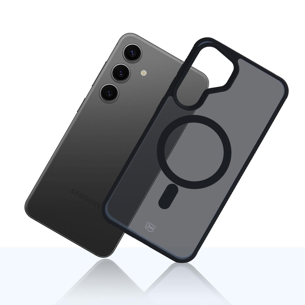 3mk Smoke MagCase med MagSafe til Samsung Galaxy S24 - halvgennemsigtig