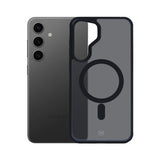 3mk Smoke MagCase med MagSafe til Samsung Galaxy S24 - halvgennemsigtig