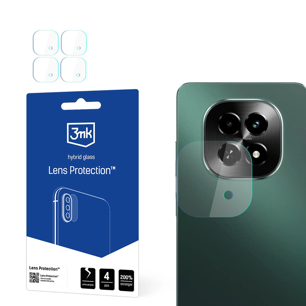 3mk Lens Protection Hybrid Camera Glass til Realme C63 5G