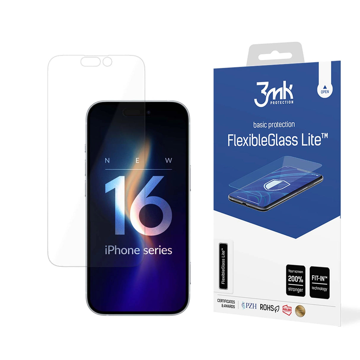 Hybrid glas 3mk FlexibleGlass Lite Apple iPhone 16 Pro