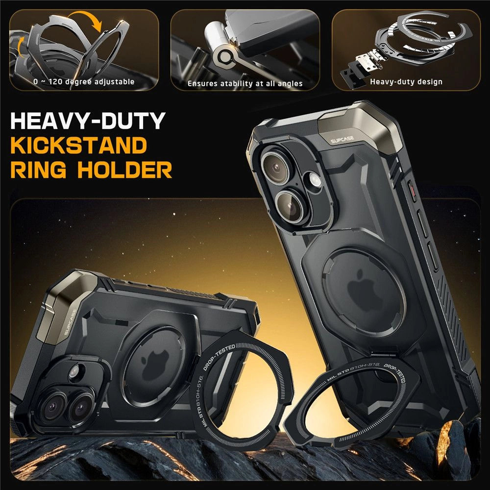 Supcase UB Grip Mag Case med MagSafe til iPhone 16 - sort