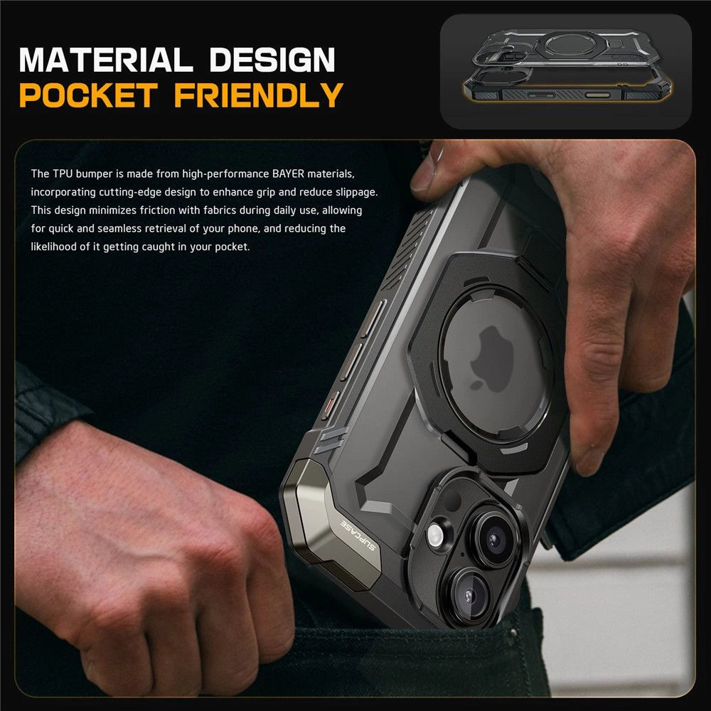 Supcase UB Grip Mag Case med MagSafe til iPhone 16 - sort