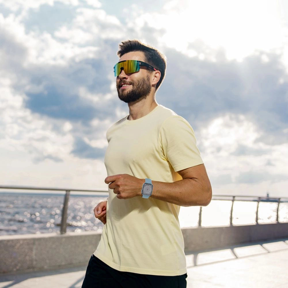 Tech-Protect Silicone Strap til Apple Watch 6 / 7 / 8 / 9 / 10 / SE / Ultra 1 / 2 (44/45/46/49 mm) - Rød