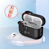 Tech-Protect Slim Hook Case med Carabiner til Apple AirPods Pro 1 / 2 - sort