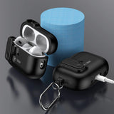 Tech-Protect Slim Hook Case med Carabiner til Apple AirPods Pro 1 / 2 - sort
