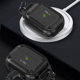 Tech-Protect Rough Hook Case med Carabiner til Apple AirPods Pro 1 / 2 - sort