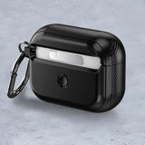 Tech-Protect Defender Hook MagSafe Case med Carabiner til Apple AirPods Pro 1 / 2 - sort