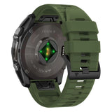 Tech-Protect Silicone Line Strap til Garmin Fenix 5X / 5X Plus / 6X / 6X Pro / 7X / 8 (51 mm) - Grøn