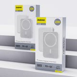 Powerbank Dudao K26 10000mAh 20W USB-A / USB-C / MagSafe - hvid