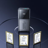 Joyroom JR-PBF19 22.5W 10000mAh Powerbank med to indbyggede kabler - sort