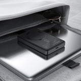 Powerbank Acefast M12-10000 PD20W ultra-slim, MagSafe kompatibel - sort