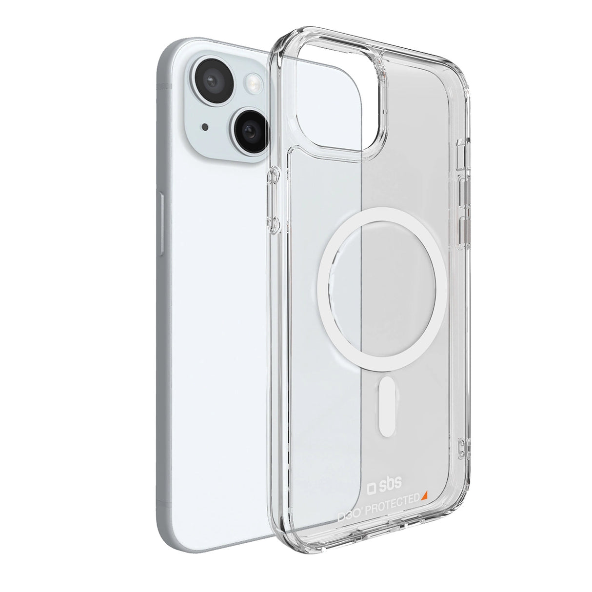 SBS D3O MagSafe iPhone 15 Case - klar