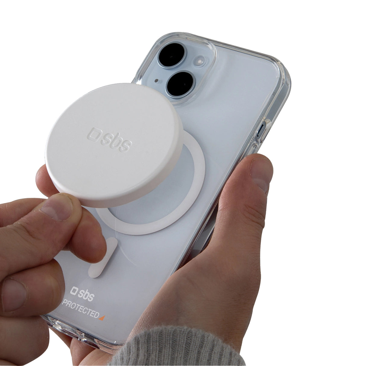 SBS D3O MagSafe iPhone 15 Case - klar