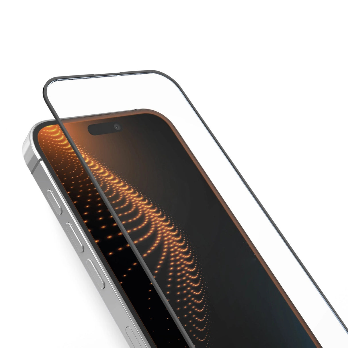 SBS Hærdet glas D3O med ramme til iPhone 15
