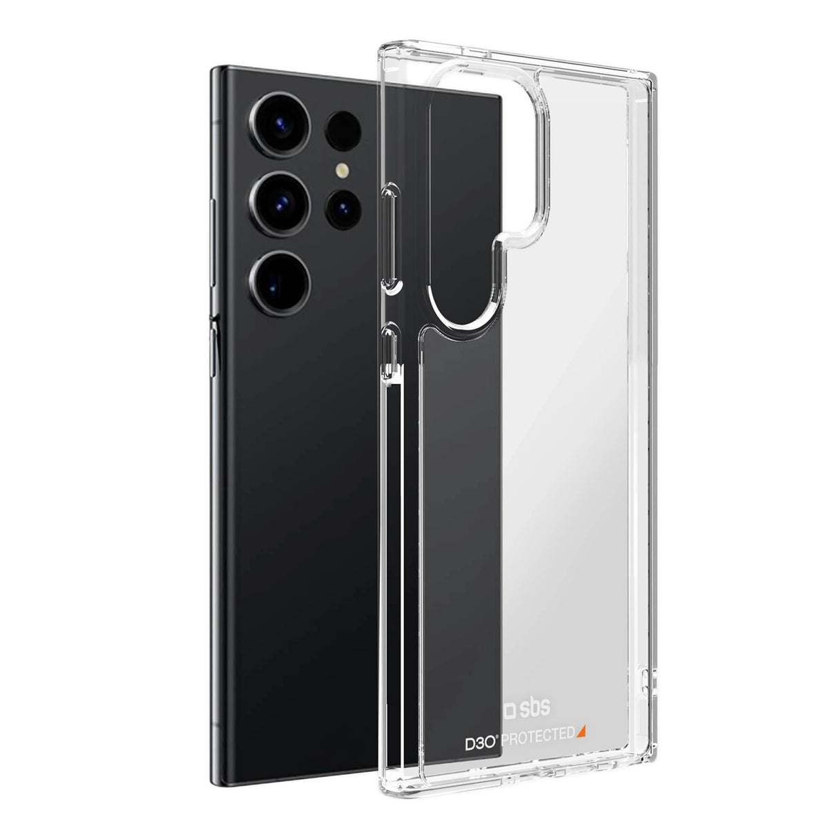 SBS D3O Case til Samsung Galaxy S24 Ultra - Gennemsigtig