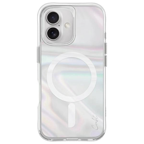 Uniq Coehl Savon Magnetisk opladningsfoder til iPhone 16 - Gennemsigtig