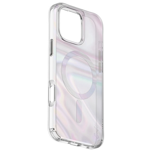 Uniq Coehl Savon Magnetisk opladningsfoder til iPhone 16 Pro - gennemsigtig