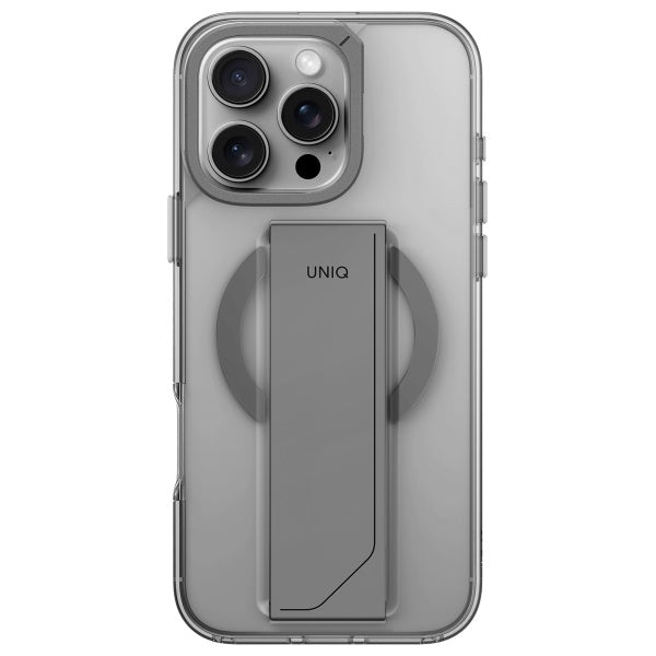 Uniq Heldro Max Magclick opladningsfoder til iPhone 16 Pro - gennemsigtig