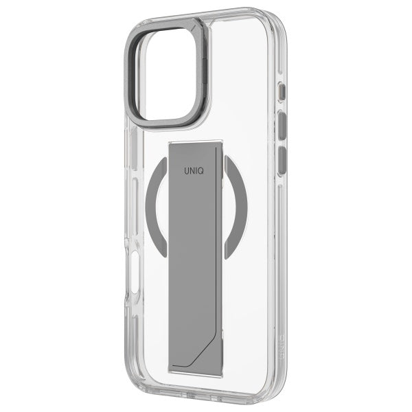 Uniq Heldro Max Magclick opladningsfoder til iPhone 16 Pro - gennemsigtig